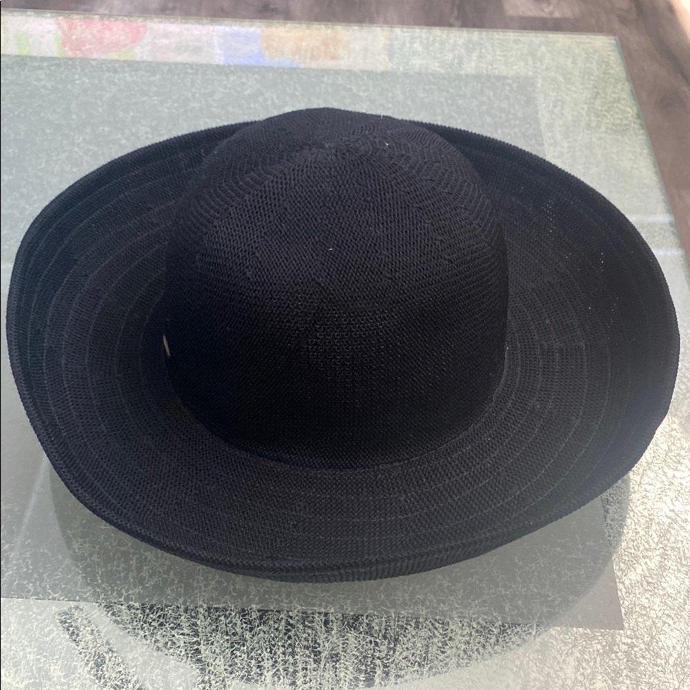 Scala Black Wide-Brimmed Hat Classic Accessories
